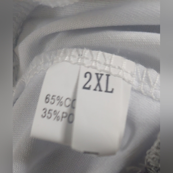 Jpgif Patchwork Yoga Wide Leg Pants Size 2XL Gray and White - Picture 3 of 4